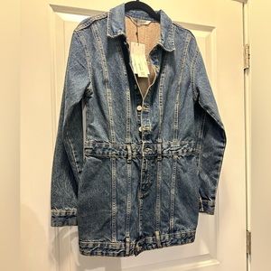 Zara denim dress new size small